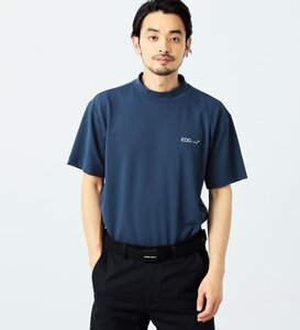 ★ EDWIN GOLF (エドウィン ゴルフ) ★ モックネックシャツ Mサイズ 紺色 GOLF ゴルフウエア EDG きれいめ (タグ付き新品未使用)