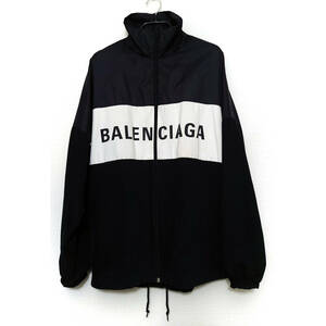 BALENCIAGA ナイロン ロゴ デニムジャケット　34