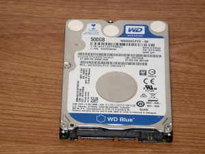 ★ 500GB ★ Western digital Blue【 WD5000LPCX 】薄型7mm 良品 ★226