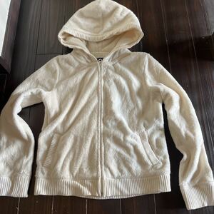 Gap Kids★フリース★パーカー★中古★150★ホワイト★キッズ★女の子★子供服