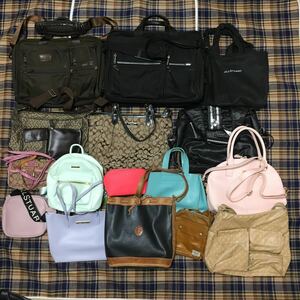 清掃済 豪華 ブランド 30点 TUMI Chloe COACH FURLA kate spade GHERARDINI PORTER DIESEL FEILER VALENTINO JILL STUART 他 バッグ 1円 ⑦