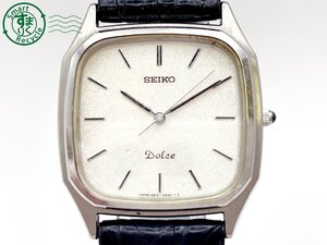 AK0608271　＃ SEIKO セイコー DOLCE ドルチェ 5E31-5B10 クォーツ QZ スクエア アナログ 腕時計 白文字盤 ホワイト シルバー 中古