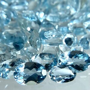 1円〜!!〔天然アクアマリンおまとめ100ct〕j 約20g ルース 裸石 宝石 ジュエリー jewelry aquamarine ベリル w3め17