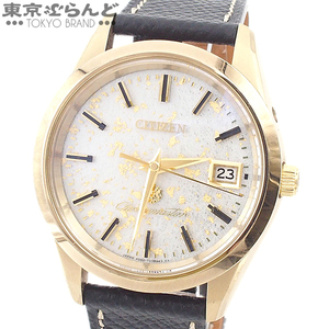 101711986 シチズン CITIZEN ザ・シチズン 誕生25周年記念 500本限定 AQ4042-01P A060 シルバー チタン レザー 腕時計 メンズ エコドライブ