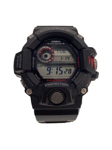 CASIO◆ソーラー腕時計・G-SHOCK/デジタル/BLK