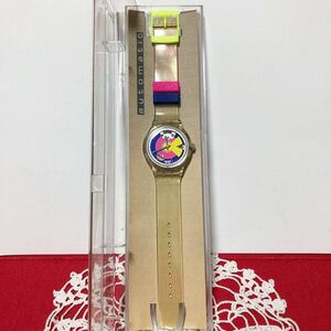 Swatch 腕時計 スウォッチ◇腕時計◇裏スケルトン◇自動巻き◇AT◇23石 ピンク系文字盤◇箱付き未使用品◇激レア