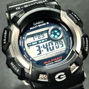 CASIO カシオ G-SHOCK ジーショック GULFMAN ガルフマン GW-9100-1 腕時計 タフソーラー 電波ソーラー デジタル 多機能 ステンレス 稼働品