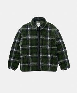 美品 GRAMICCI SHADOW PLAID SHERPA JACKET | シャドープレイド シェルパジャケット L