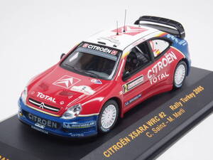 IXO 1/43 シトロエン クサラ WRC #2 ラリー・ターキー2005 CITROEN XSARA RAM197