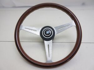 S102-S3-16171 NARDI TORINO ナルディ トリノ ウッドステアリング 1-82 直径約36.5cm 現状品1