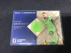 083/140 中村航輔 EPOCH 日本代表オフィシャルトレーディングカード シリアル GAME JERSEY