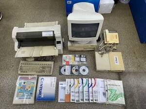 【希少動作確認】NEC 98MATE VALUESTAR PC-9821 Windows95／MultiSyncX540／PC-PR700JH／PC-OD302／DATAX ITM2400mkⅡ／その他取説・ソフト