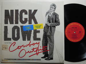 Nick Lowe・Nick Lowe And Hos Cowboy Outfit　US Original LP w/shrink&Sticker