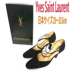 Yves Saint Laurent イヴサンローラン 黒 パンプス ハイヒール イブサンローラン 