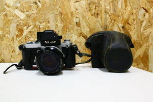 KH11004　NIKON　F2　カメラ+NIKKOR-S・C　Auto　1：1.2　ｆ＝55ｍｍ　レンズ　動作未確認　現状品