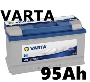 必ず事前に適合確認ください。ポルシェ カイエン 型式：957【VARTA製 Blue Dynamic Battery 95Ah バッテリー】ベース カイエンS GTS ターボ