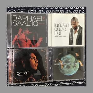 Raphael Saadiq,Lynden David Hall,Omar,Deni Hines, 4枚セット