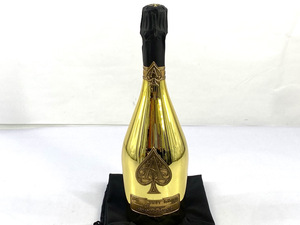 ★未開栓★ARMAND DE BRIGNAC アルマン・ド・ブリニャック ブリュット ゴールド シャンパン 750ml 12.5% 布袋付 同梱不可④