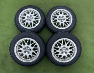 ◆希少！VWフォルクスワーゲン BBS オプション純正 ◆15x6.5J+43/PCD:100/5穴◆4本.185/60R15.ゴルフ４ ポロ９N ゴルフGTI アウディA1 等