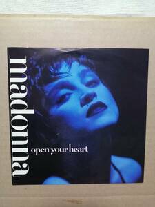 【独オリジナル7”】Madonna Open Your Heart マドンナ　オープン・ユア・ハート