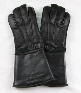 MFO14480 Langlitz Leathers ラングリッツレザー ガントレット レザーグローブ 手袋 S ブラック