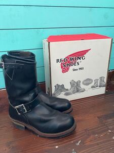 1000円 ～ 美品レッドウィング RED WING 2268 PT99刺繍羽タグ　エンジニアブーツ 　サイズ8D 