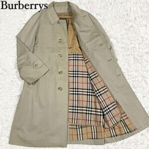 【定番】Burberry バーバリー ノバチェック ステンカラーコート ライナー 2way メンズ ベージュ サイズ88-160