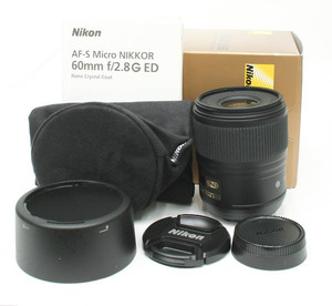 #G2129■ニコン　NIKKOR AF-S60/2.8G.ED マクロ■