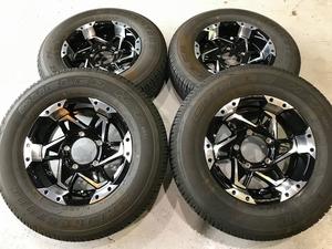 深リム WEDS MUDVANCE05 アドベンチャー ジムニー シエラ 15インチ 6J ±0 195/80R15 ブリヂストン JB74 タイヤホイールセット ホイール