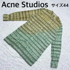 最終値下げAcne Studios 　ノーカラー長袖シャツ　サイズ44