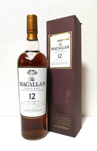 The MACALLAN マッカラン 12年 旧ボトル 700ml 40度 未開封品 箱付き