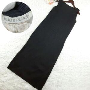 希少90s 美品◎PLEATS PLEASE ロングワンピース 黒 S相当