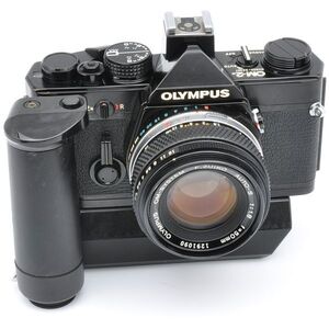 OLYMPUS OM-2N オリンパス ＯＭ－２Ｎ WINDER 2 OM-SYSTEM ZUIKO AUTO-S 50mm F1.8 ワインダー ２ ＯＭ－システム ズイコー 電池 キャップ