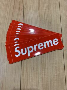 送料無料 非売品 国内正規 新品 未使用 supreme box logo sticker シュプリーム ボックスロゴ ステッカー 10枚セット ノベルティー