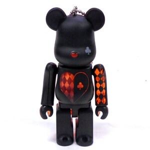 ディズニー ツイステッドワンダーランド BE＠RBRICK ベアブリック フィギュア キーホルダートレイ・クローバー 未使用品 メディコムトイ