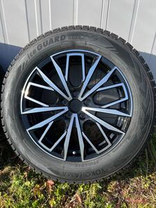 現行レクサスNX スタッドレスホイールセット1台分ヨコハマ iceガードSUV G075 235/60R/18 LEHRMEISTER 8J-18 114 +39 純正空気圧センサー付