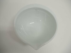 スタイルキッチン　メジャーボール　セラミック　500ml　白　計量カップ　陶器　32133　未使用品　中古　　