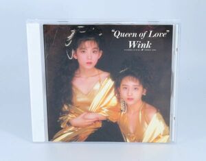 ウィンク / Wink「Queen of Love」【良品/CD】※歌詞カード欠品※ 鈴木早智子 相田翔子■90年 アイドル #2701