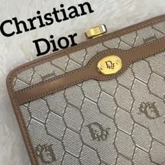 ヴィンテージChristian Dior ディオール がま口ポーチ コインケース