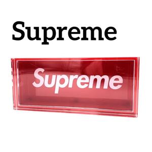 『Supreme』シュプリーム アクリルボックスケース / レッド