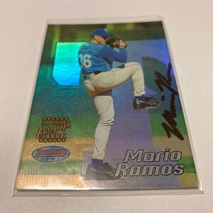 Mario Ramos RC 2002 Bowman’s Best RC auto