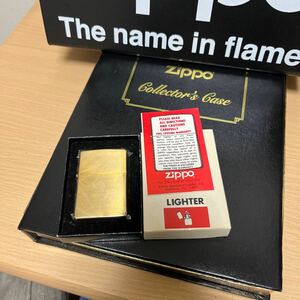 ZIPPO ジッポー VINTAGE ヴィンテージ ビンテージ SOLID BRASS ソリッドプラス 1975年製 未使用 VERY RARE 希少品