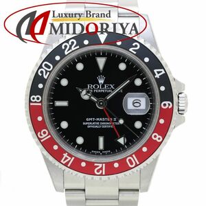 ROLEX ロレックス GMTマスター2 16710【正規店購入/オーバーホール済/磨き済】ステンレススチール メンズ /39676【中古】【腕時計】