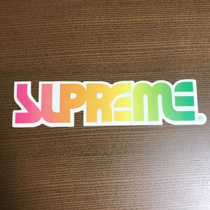 【Supreme】vintage oakley logo ステッカー 初期 激レア レインボー