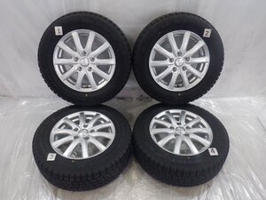 ☆冬用 スタッドレスタイヤ 23年製 バリ山 195/65R15 NorthTrek N5☆ 5H 114.3 6J +53 15インチ 社外品 Weds JOKER アルミホイール付 4本