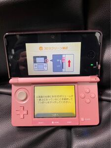 @ Nintendo ニンテンドー3DS CTR-001 ミスティピンク 初期化済み