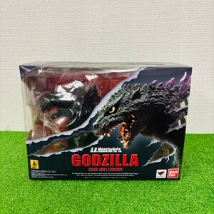 f1320 S.H.MonsterArts ゴジラ2000ミレニアム ゴジラ 【フィギュア】[バンダイ] 中古品　送:80