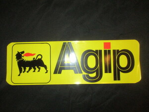 Agip ステッカー シール デカール新品 500mm x 161mm STICKER フェラーリ F1 126C4 156/85 チャレンジ ランチア デルタ アバルト 