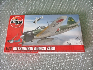 プラモデル エアーフィックス AIRFIX 1/72 三菱A6M2b 零式艦上戦闘機 MITSUBISHI A6M2b ZERO 未開封 未組み立て 昔のプラモ