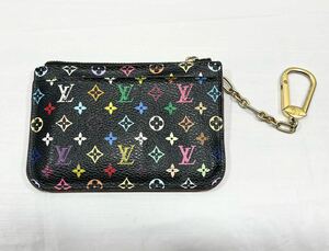 ルイヴィトン LOUIS VUITTON M93735 モノグラムマルチカラー ポシェット クレ コインケース 小銭入れ ノワール ブラック系 CA4121